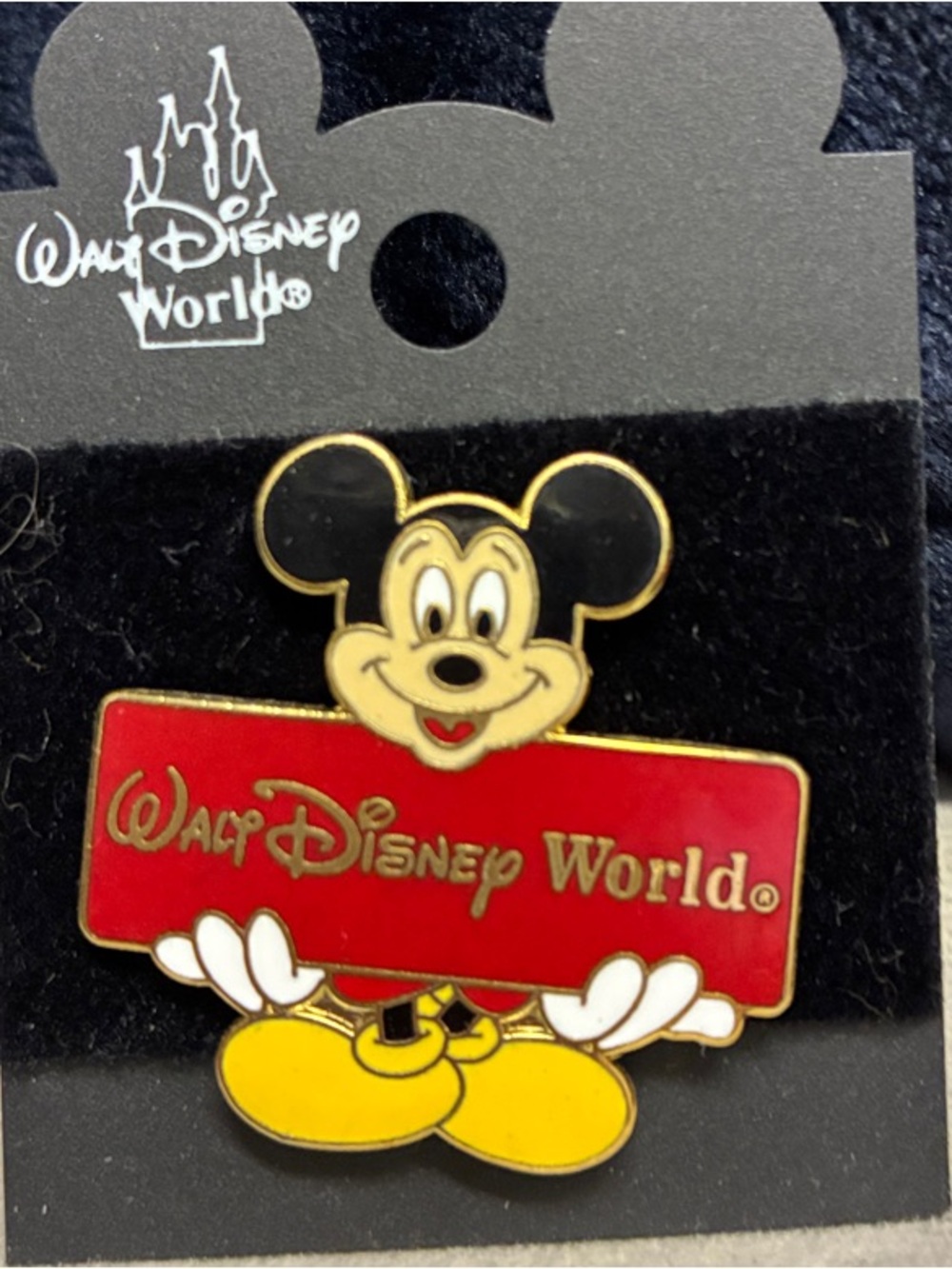 Older Walt Disney World Mickey Mouse collectable Enamel Pin